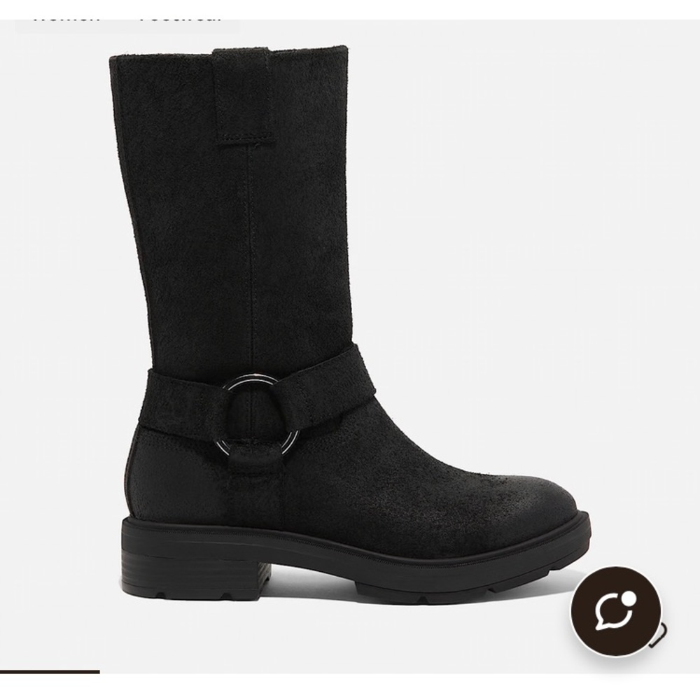 Timberland Brimfield Tall pull on boots in black suede Women's size 8.5